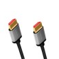 LogiLink HDMI-kabel med Ethernet 2m Sort Grå